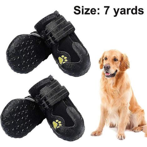 Juego de 4 botas para perros, zapatos impermeables para perros, botines para perros (1/5)