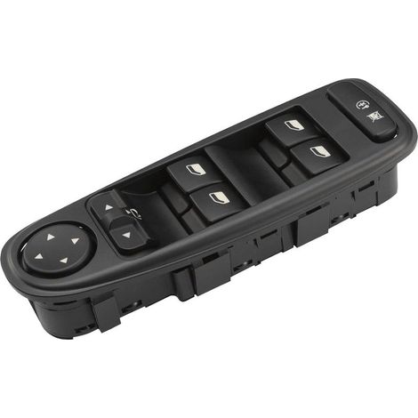 Commande Leve Vitre C4, Panneau de Contrôle Fenêtres Gauche 6554.YH Commutateur Interrupteur Bouton pour Citroen C4 Grand Picasso 96639383ZD (1/5)