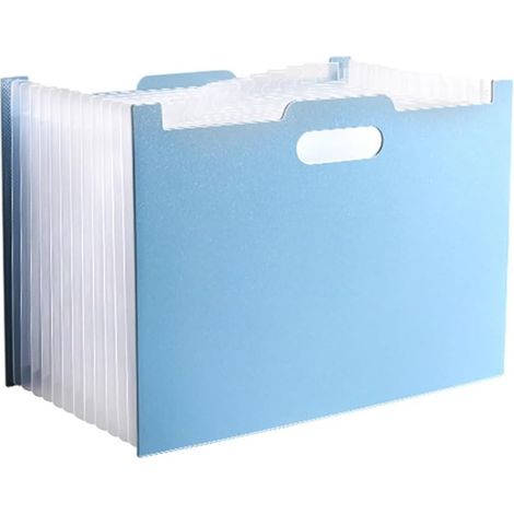 Sac de Rangement de Documents Extensible Multicouche, Dossier de fichiers, for Papeterie Scolaire et de Bureau(Argento) (1/5)