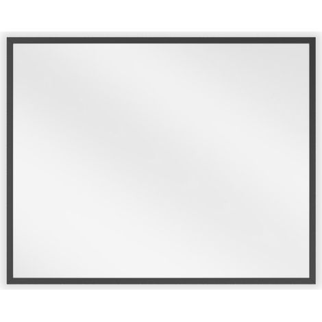 Mexen Loft miroir de salle de bains rectangulaire 50 x 40 cm, cadre noir - 9852-050-040-000-70 (1/5)