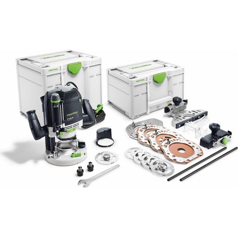 Festool Oberfräse OF 2200 EB-Set 576220 Spannzange Ø 8/12mm Systainer SYS3 M 337