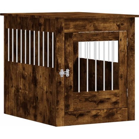 Mobile gabbia per cani 64,5 x 80 x 71 cm marrone 020043363