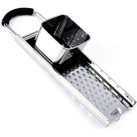 Rabot à Spätzle en INOX, Râpe Grille Passoire 32.5 x 11 x 6.5 cm pour Spätzle, Cuisine en Acier Inoxydable à Spätzle Machine à Nouilles Moule à Pâtes Outil de Cuisson (1/5)