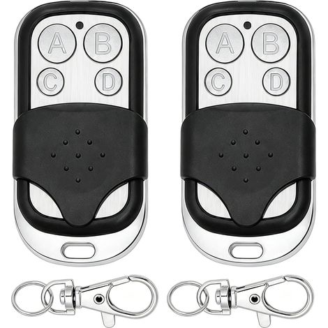 Télécommande Portail Universelle, 433MHz Telecommande Universelle Portail pour Porte de Garage et Voiture Rolling Code Telecommande Duplicateur Compatible avec Boutons Touches Copieuse (1/5)