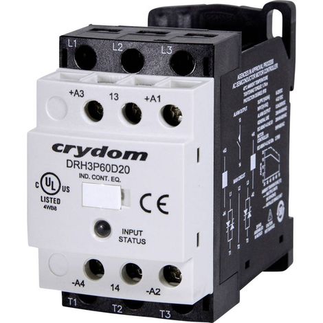 Crydom DRH3P60A20 Protezione dei semiconduttori Commutazione zero crossing 20 A 1 pz. (1/2)