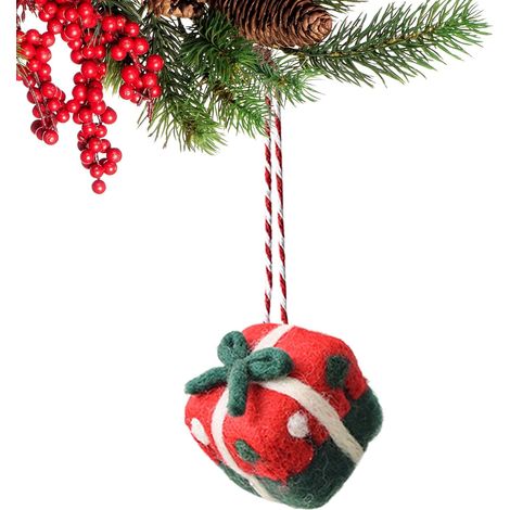 Felt Ornaments - Portable Reusable Festive Soft Pendant, Felt Christmas Decor, Hanging Decoration Set, Holiday Tree and Wall Accessories, for Family Friends Kids Holiday Indoor Outdoor (1/5)