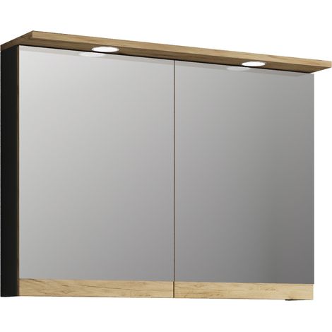 LED Bad Spiegelschrank 59x80x23 Cosila