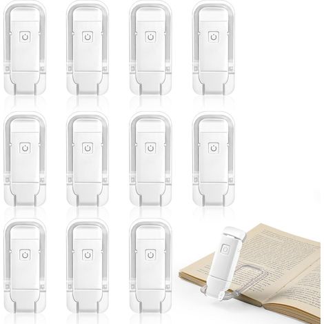 VZZNN Lot de 12 lampes lecture rechargeables pour lire au lit, à (1/5)