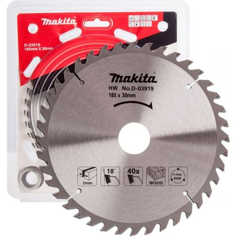 MAKITA D-03919 Circular saw blade 185mm x 30mm x 40T