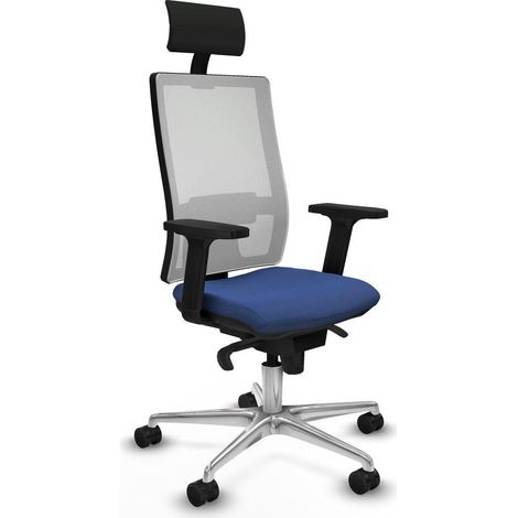 Piqueras-y-crespo Chaise Ergonomique Bleu Marine Confort (1/3)