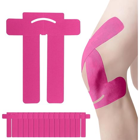 20-teilige Packung Kinesiologie-Tape, elastisches und wasserfestes Körpertape, Sporttape, geeignet für Muskel-, Schienbein-, Knöchel-, Knie-, Schulterschmerzen usw. (1/5)