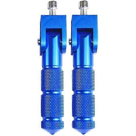 Stück Fußrasten für Elektrofahrzeuge, Motorräder, Motocross-Fahrräder, Mountainbikes – Blau (1/5)
