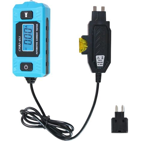 Testeur de circuits - Testeur numérique de courant de haute précision  Sonde de panne pour circuits électriques de voiture  pour véhicules, bricolage, feux de brouillard, klaxon, moteur et radio (1/5)