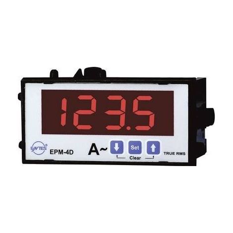 ENTES® EPM-4D-48 Dispositivo di misurazione della corrente CA monofase programmabile da incasso (1/2)