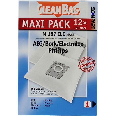 Scanpart Microfleece+ Stofzak Phi/ele Universeel Maxi (1/3)