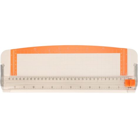Coupe-Papier, Petit Coupe-Papier A4, Coupe Précise, Conception De Règle De 12,6 Pouces, Coupe-Papier Polyvalent pour Le Bureau, L'école Et la Maison (1/5)
