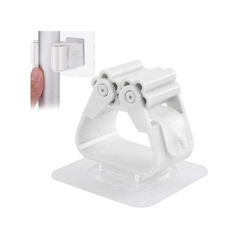 Porta scope da appendere con ganci, confezione da 4. (1/2)