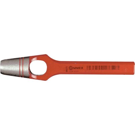 Henkel-Locheisen 6 mm Chrom-Vanadium rot lackiert Lochstanzen, Locheisen