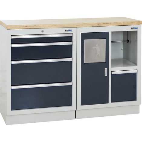 FRANKEL kaiserkraft, Armoire modulaire, 4 tiroirs, 1 armoire