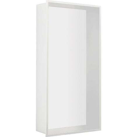 GEDY 24920200000 GUEST Hornacina 60 cm empotrada pared-ducha rectangular blanco mate - ref: 24920200000 (1/2)