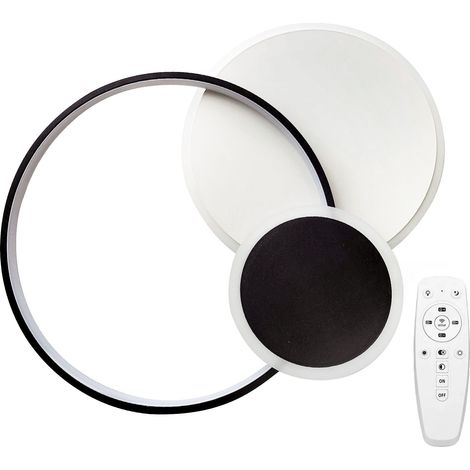 LAMPADA DA SOFFITTO TOOLIGHT APP1709-C BLACK LED +REMOTE CONTROL