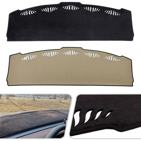 Car accessories suitable for Model 3 Y flannel center console anti-slip and sun protection dashboard sunshade mat - flannel - LKT098 (front dashboard sunshade mat) (1/4)