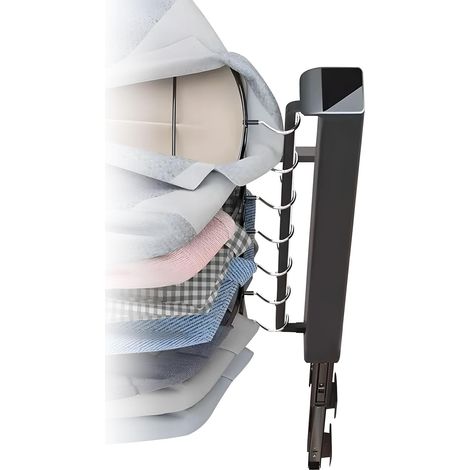 Porte-vêtements extensible en aluminium rouille avec coulissement et à (1/5)