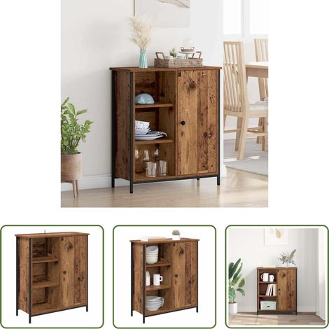 vidaXL Holzwerkstoff - Sideboard Altholz 70 x 30 x 80 cm Holzwerkstoff (1/5)