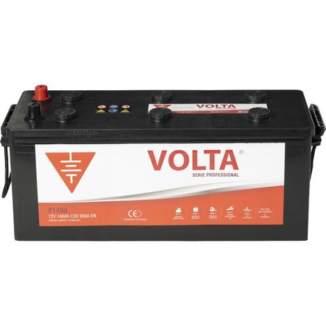 Batería de camión PROFESSIONAL 140AH 950A Borne +Izq. Medidas 512x186x219mm (1/2)