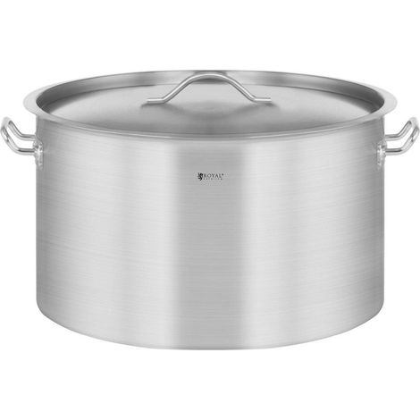 Casserole à induction 32 litres acier inoxydable