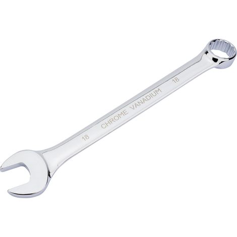 Draper HI-TORQ® 18mm Short Pattern Metric Combination Spanner (Model 35209) – Fully Polished, High-Quality Hand Tool
