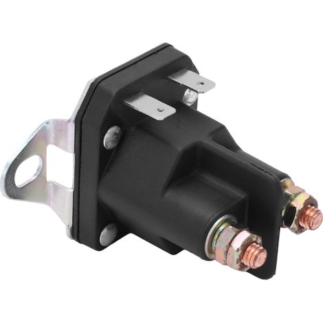 Démarreur Solénoïde Relais 12V Pièce de Rechange Tondeuse à Gazon Accessoire pour VTT Motoneiges