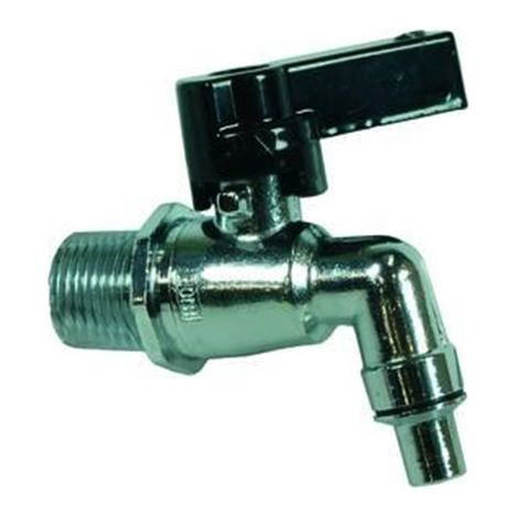 RUBINETTO PER FUSTO OLIO UNIVERSALE PASSO 1/2 MASCHIO MANIGLIA METALLO FER 91732 (1/2)