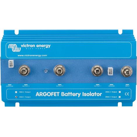 Victron – Répartiteur de charge 2 batteries 100A – Perte de tension faible 0,02 à 0,1V – Connexion boulons M8 – Garantie 5 ans