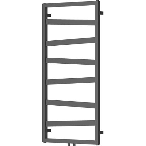Mexen Zoom Dekorativer Badezimmerheizkörper 1100 x 530 mm, 376 W, Anthrazit - W130-1100-530-00-66 (1/3)