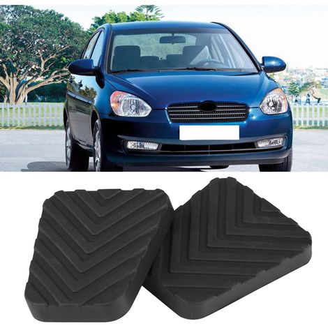 2 Pièces Couvre-Pédale d'Embrayage et de Frein en Caoutchouc pour HYUNDAI Accent Elantra Scoupe Tiburon Getz, 3282524000 (1/5)