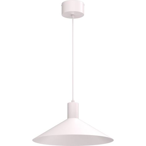 Suspension minimaliste cône aplati cachemire 40 cm 1x GU10 8W Nox Luminex (1/2)