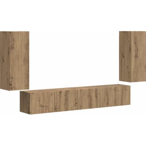 TV Cabinet Set 4 pcs Artisan Oak Engineered Wood vidaXL (1/5)
