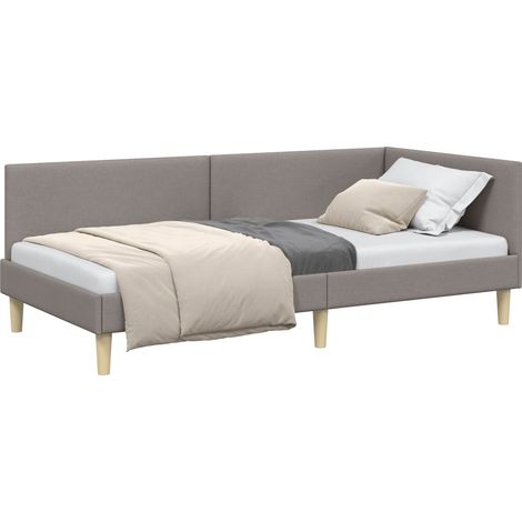 Maison Exclusive - Cornice del letto ad angolo con testiera Talpa 100 cm x 200 cm
