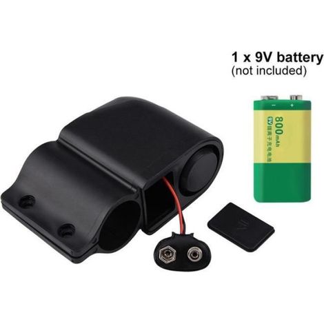 Alarme Antivol de Vélo avec Télécommande,Alarme De Vélo Antivol Serrure Vélo De Montagne Sans Fil AB073 (1/4)
