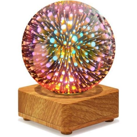 LED 3D petite lampe de nuit, ambiance romantique le jour de Noël, petite lampe de table lampe USB lampe de chevet (1/5)