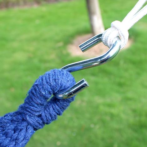 2 pièces Crochets en S en Métal Ultra-Résistants pour Hamac Extérieur, Crochets en Forme de S Épais (1/5)