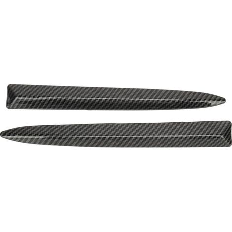 Striscia superiore della griglia in fibra di carbonio, modanatura superiore del paraurti anteriore adatta per 500 2007 – 2015, confezione doppia 735455041.