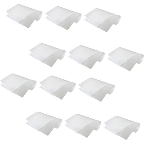 Filtre Climatiseur de Remplacement 40 Pièces en Papier Filtre Pet Blanc Découpable Selon Vos Besoins, Isolation Électrique et Surface Lisse, Ambiance Estivale (1/5)