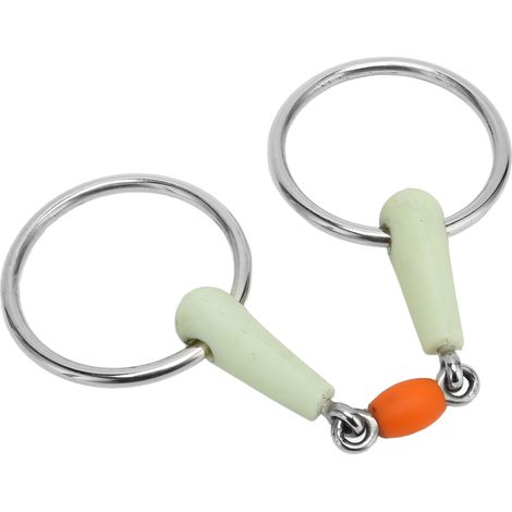 Mors de cheval à saveur de pomme, mors professionnel en acier inoxydable pour l'entraînement et l'équipement équestre (1/5)