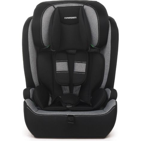 Foppapedretti Seggiolino Auto Babyroad i-Size 76-150 cm con Riduttore Neonati e Comfort Kid Pad - Carbon