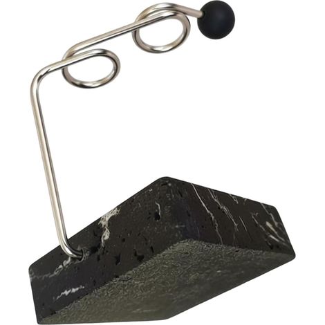 Porte-Brosse à Dents et Base en Pierre en Acier Inoxydable avec 2 Compartiments Divisés Design Terrazzo Moderne Stable et Facile à Nettoyer pour Salle de Bain (1/5)