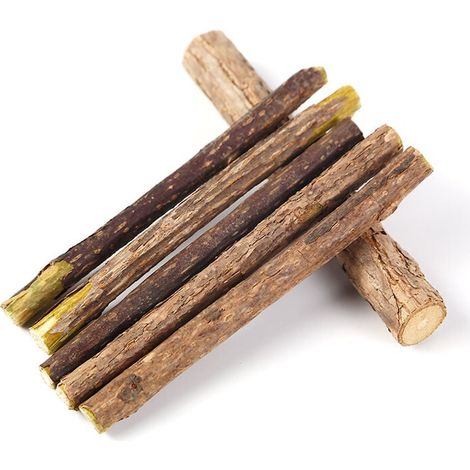 Paquete de 10 palitos de Matatabi para gatos, hierba gatera seca natural, juguete masticable para gatos. DEBUNS