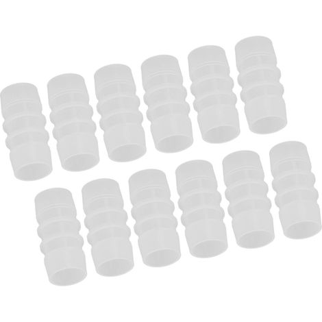 12 raccords de tuyau en plastique PP à diamètre égal, embout cannelé, accessoires de connexion directe 25 à 25 (1/5)