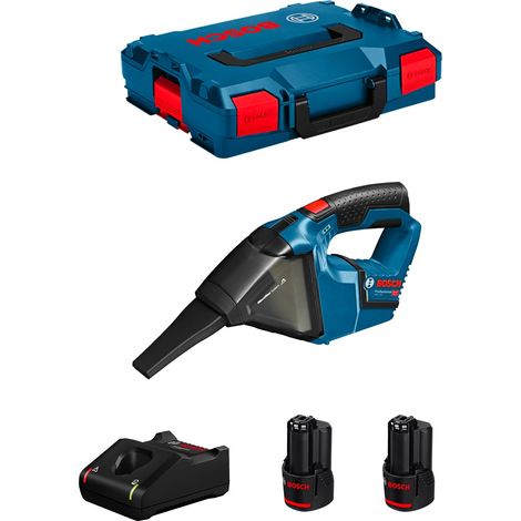 Aspiradora Bosch Professional GAS 12V + 2 baterías de 3,0 Ah + L-BOXX - 06019E3003